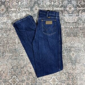 Wrangler Cowboy Cut Jeans Sz 32x36 Model 947STR Dark Wash